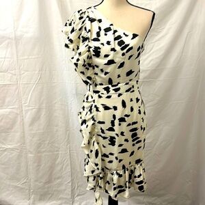 Never fully dressed animal print satin. New size M